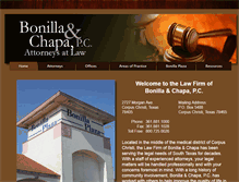 Tablet Screenshot of bonilla-chapalaw.com